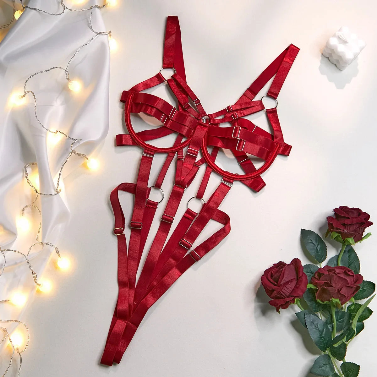 Body BDSM Feminino Vazado