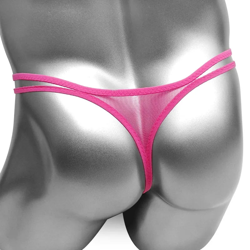 Tanga Masculina em Renda com Abertura Frontal