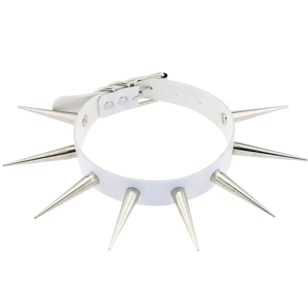 Choker Unissex Punk com Spikes