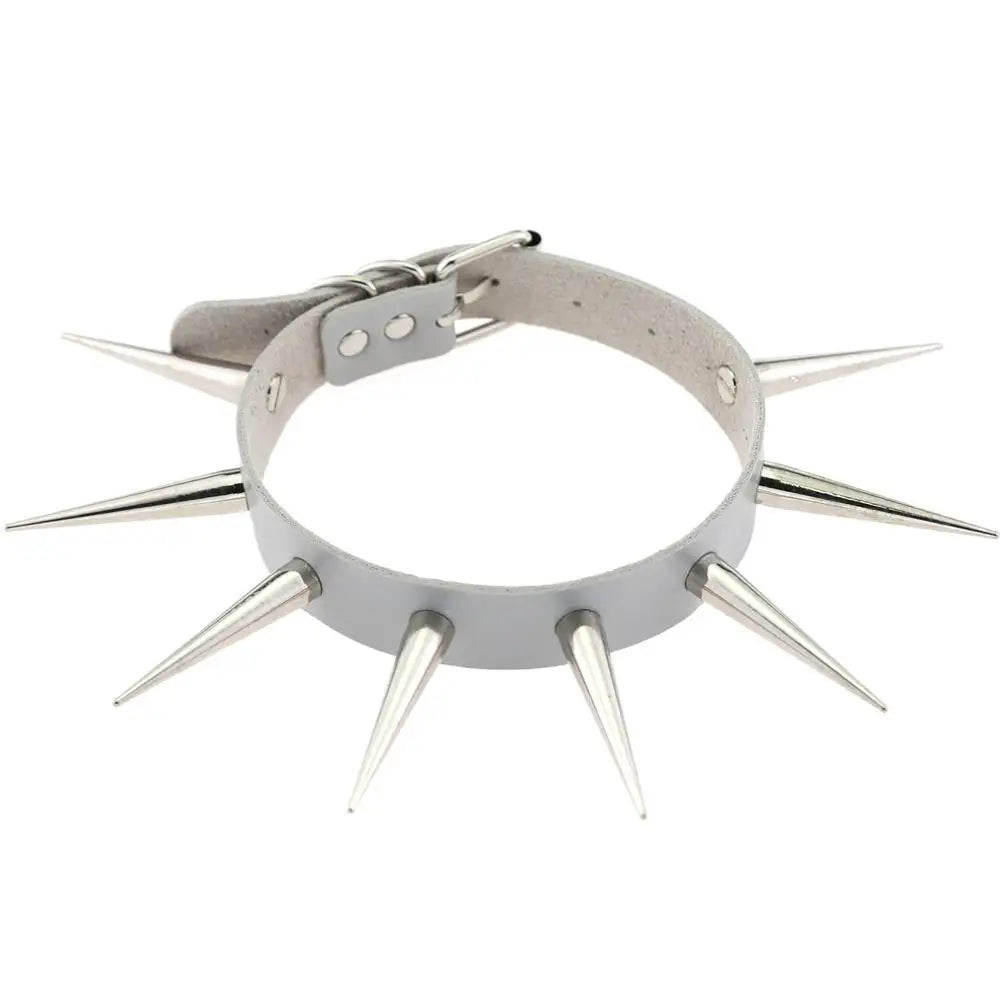 Choker Unissex Punk com Spikes