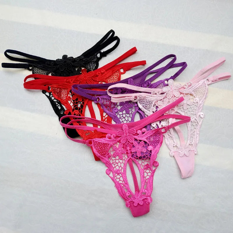 Tanga Masculina em Renda com Abertura Frontal