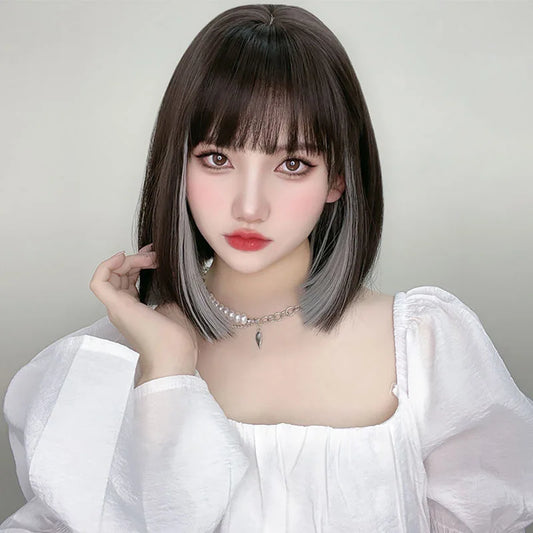 Peruca Feminina Curta Lisa