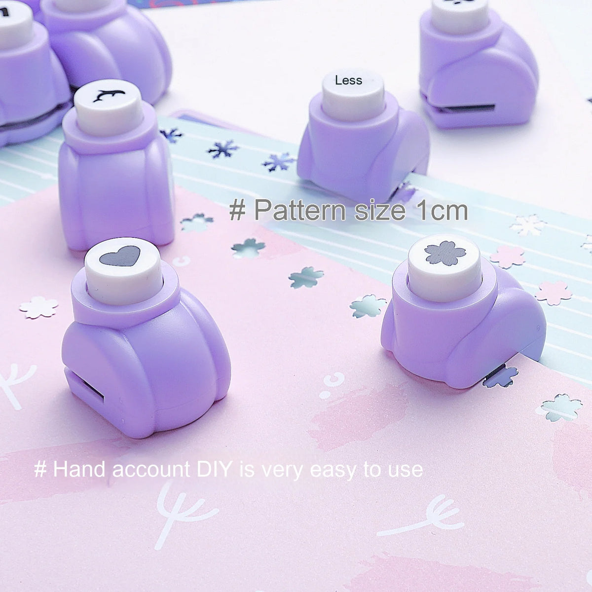 Furador Manual 10mm para Papel com Corte e Arredondamento DIY Scrapbook Artesanato Paper Craft 1 Unidade
