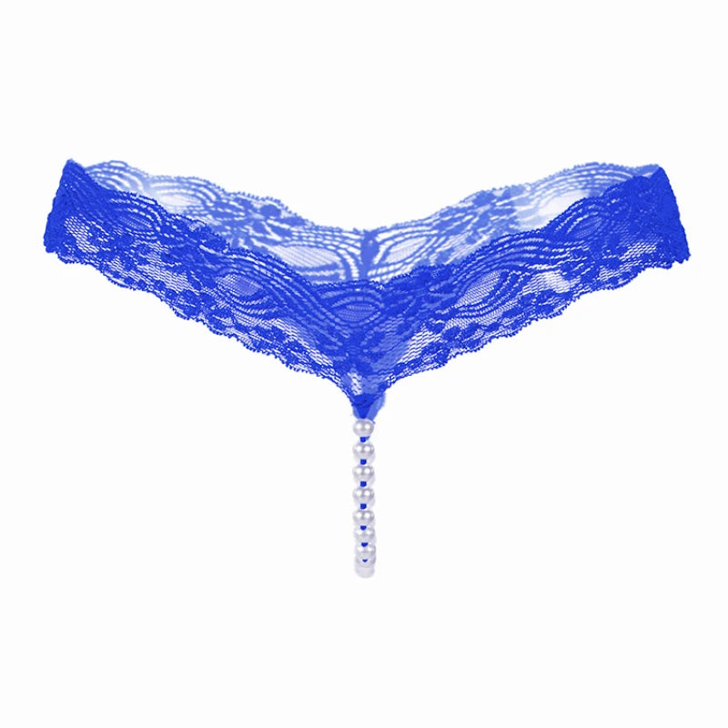 Calcinha Feminina em Renda com Pérolas