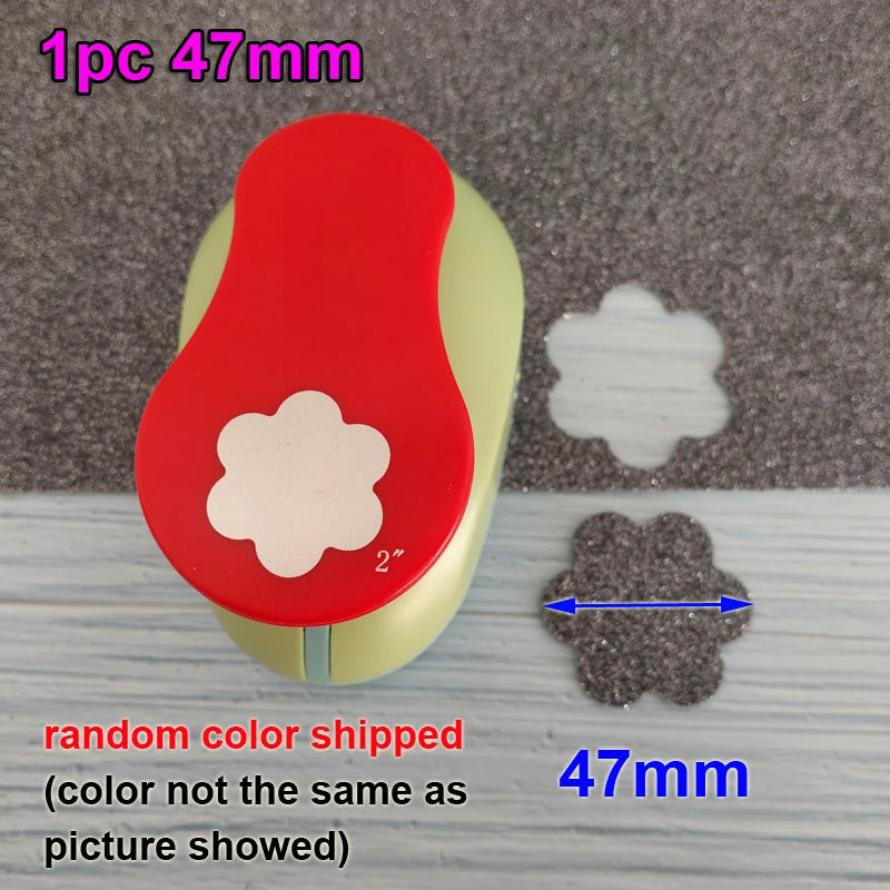 Furador de Papel Flor 6 Pétalas 1,5cm a 7,5cm para Scrapbook Paper Craft EVA DIY 1 Unidade