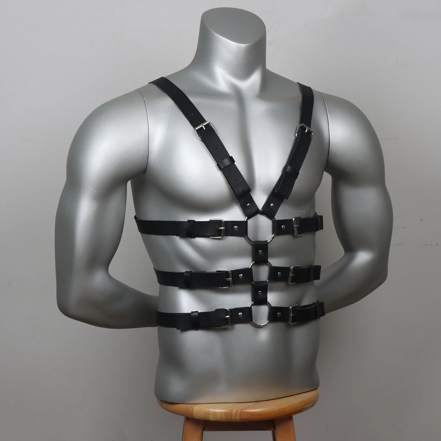 Harness Masculino em Couro Sintético