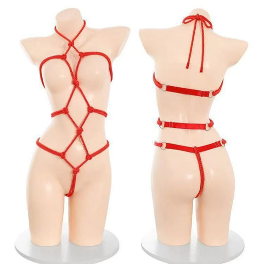 Body BDSM com Tiras Ajustáveis