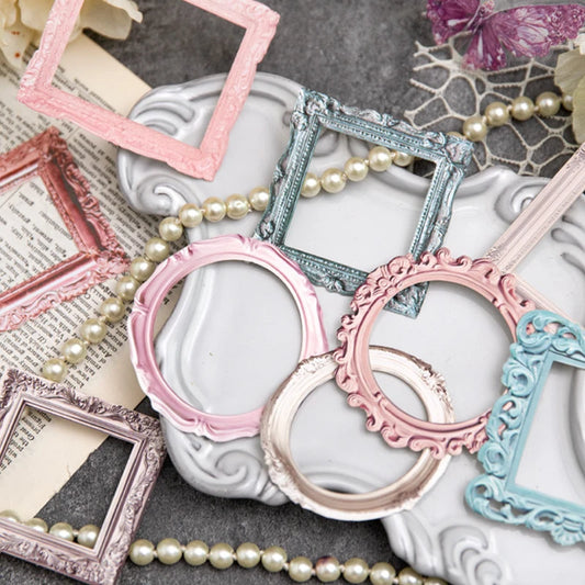 Molduras Vintage Barrocas para Scrapbook e Junk Journal em Recortes de Papel Decorativos