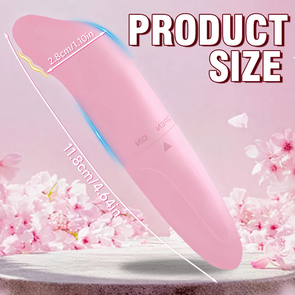Mini Vibrador Bullet para Estímulo Íntimo Feminino