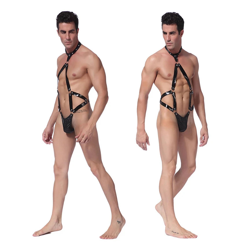 Harness Masculino BDSM em Couro Sintético