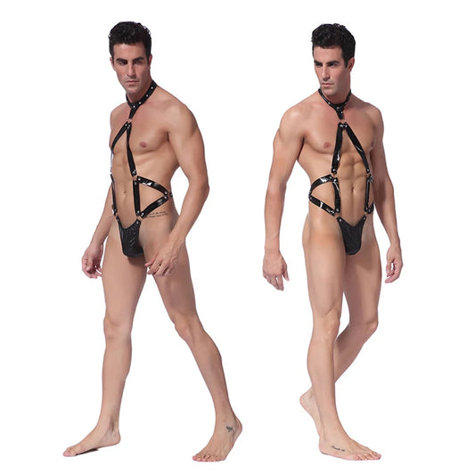 Harness Masculino BDSM em Couro Sintético