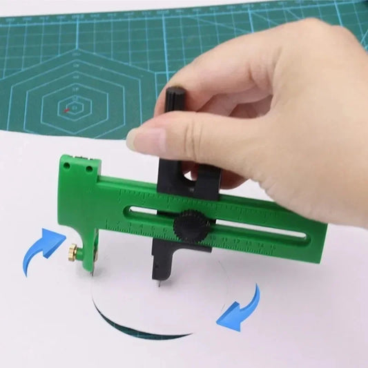 Cortador Circular Ajustável para Papel, Scrapbook e Artesanato DIY 1pc