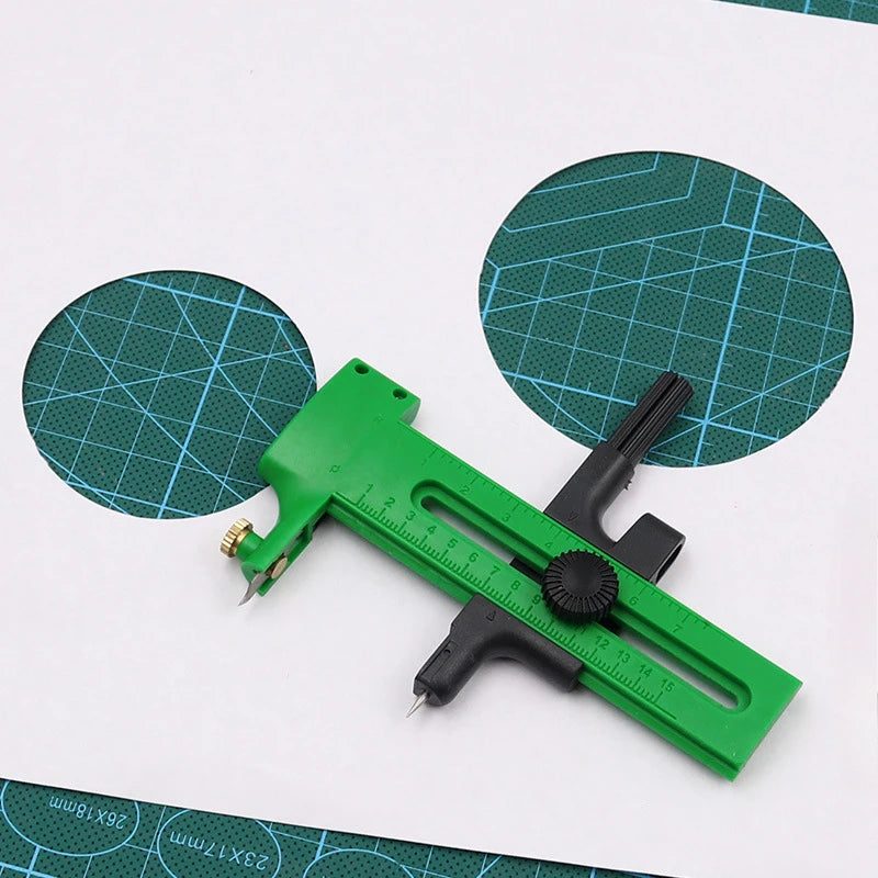 Cortador Circular Ajustável para Papel, Scrapbook e Artesanato DIY 1pc