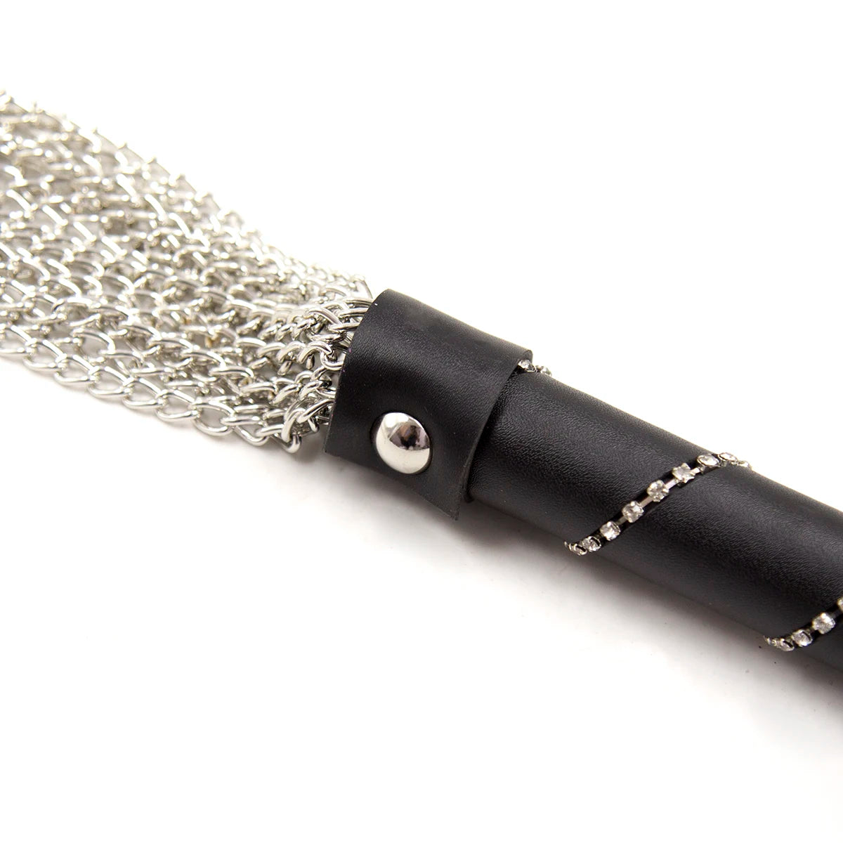 Chicote BDSM com Franjas de Corrente
