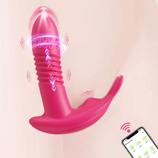 Vibrador Feminino Interno com Estimulador de Clitóris