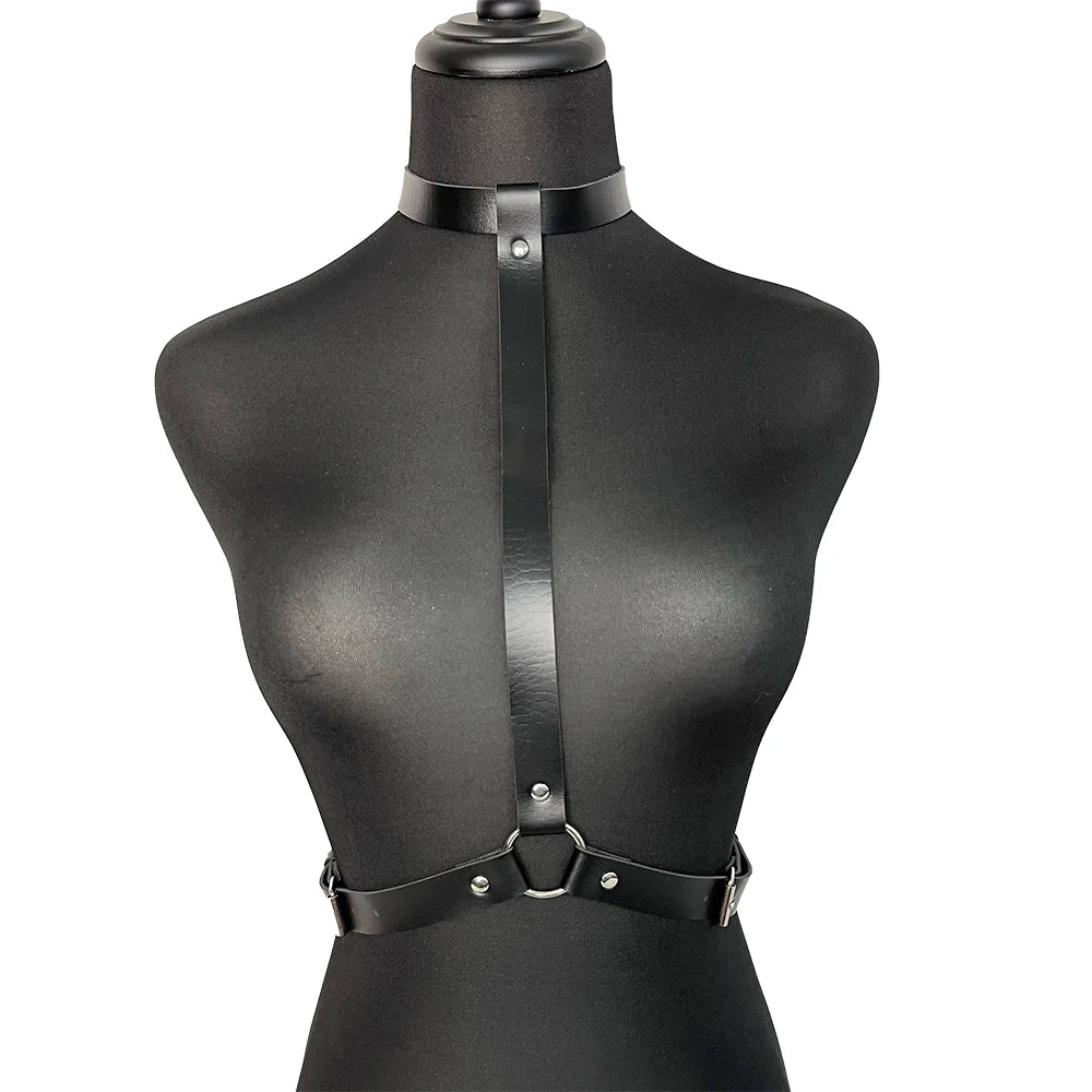 Harness Feminino em Couro