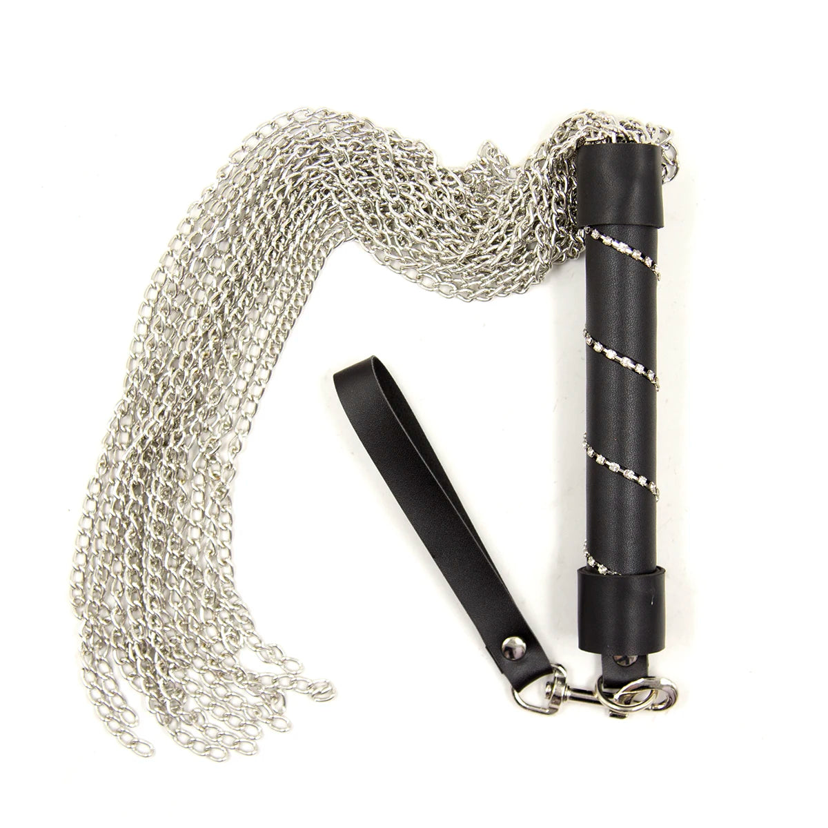 Chicote BDSM com Franjas de Corrente