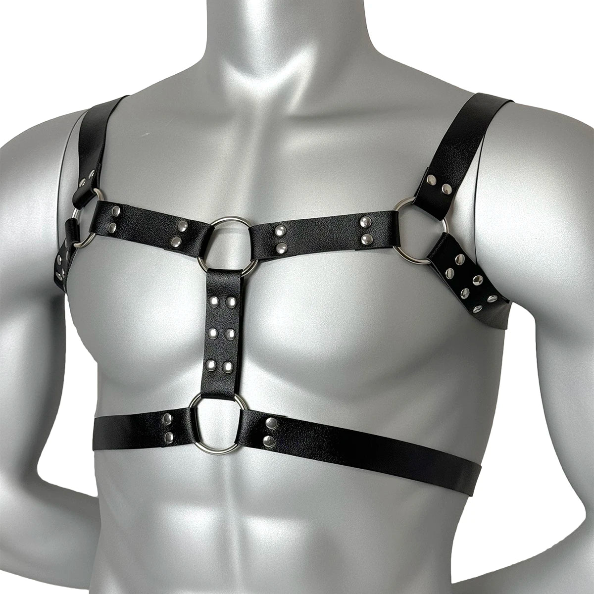 Harness Masculino em Couro Sintético