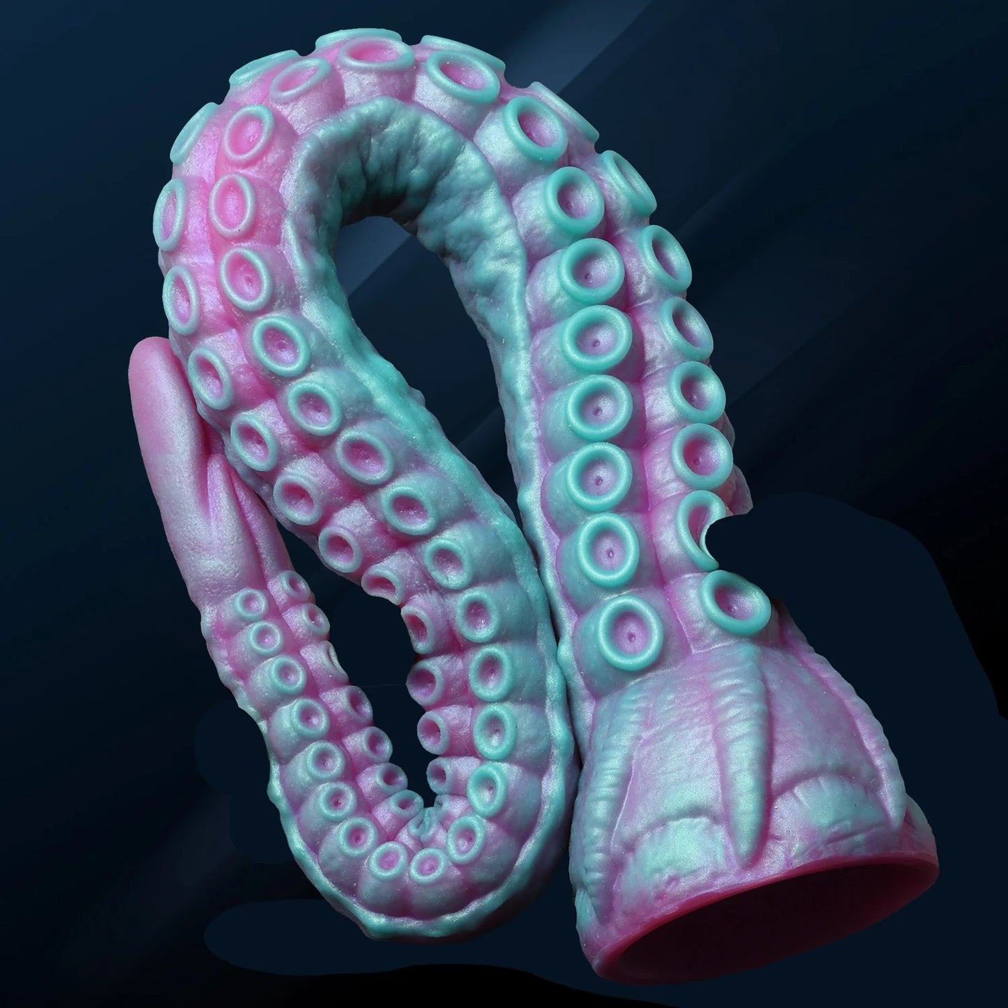 Plug Anal de Silicone em Formato de Tentáculos