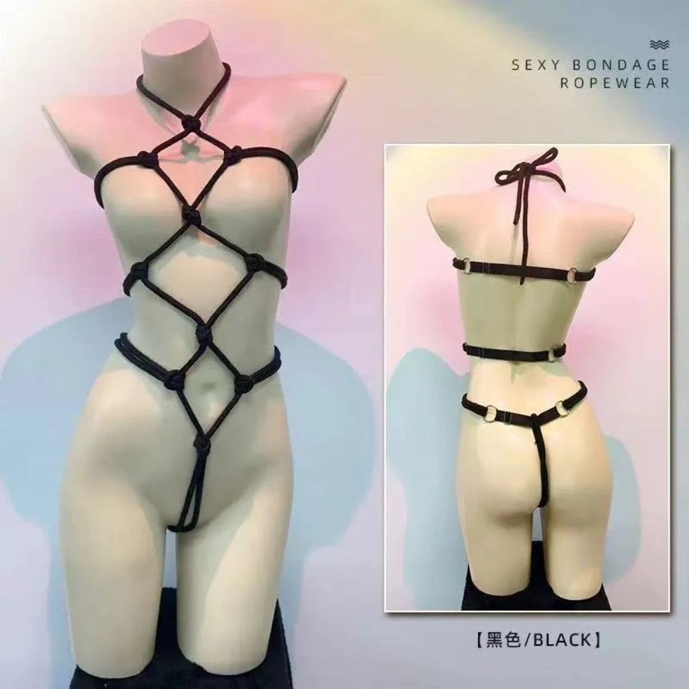 Body BDSM com Tiras Ajustáveis