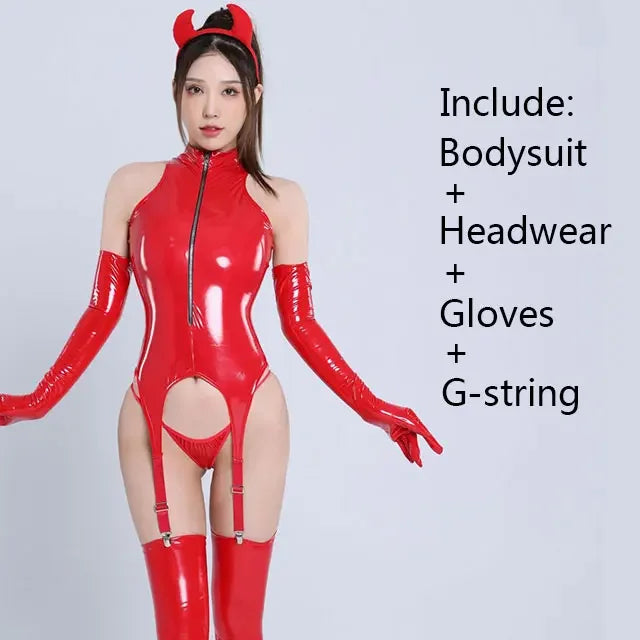 Body Fetichista em Látex e Couro
