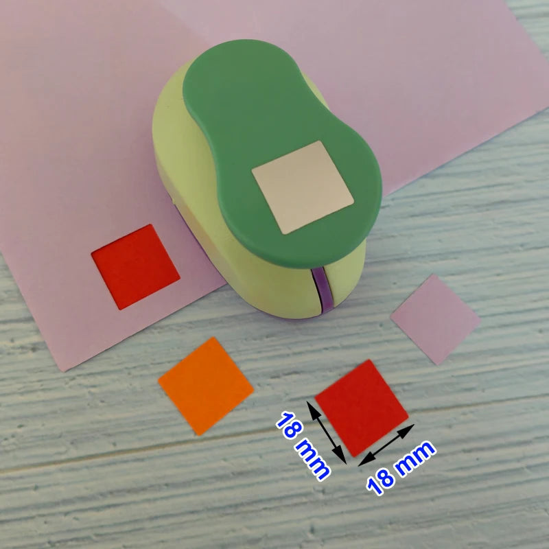 Furador de Papel Quadrado para Scrapbook Paper Craft EVA DIY 1 Unidade