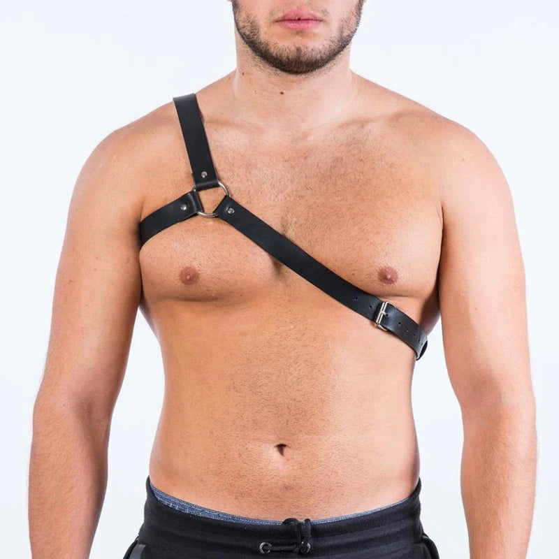 Harness Masculino em Couro Sintético