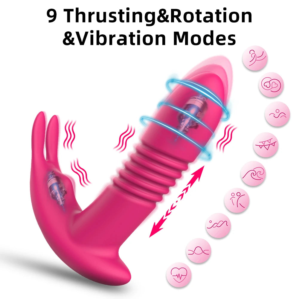 Vibrador Feminino Interno com Estimulador de Clitóris