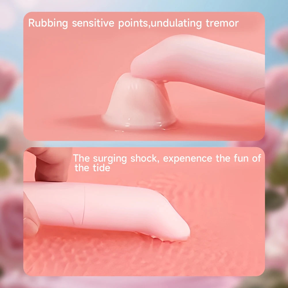 Mini Vibrador Bullet para Estímulo Íntimo Feminino