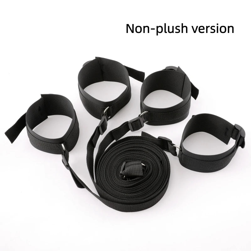 Kit de Restrição BDSM Ajustável no colchão