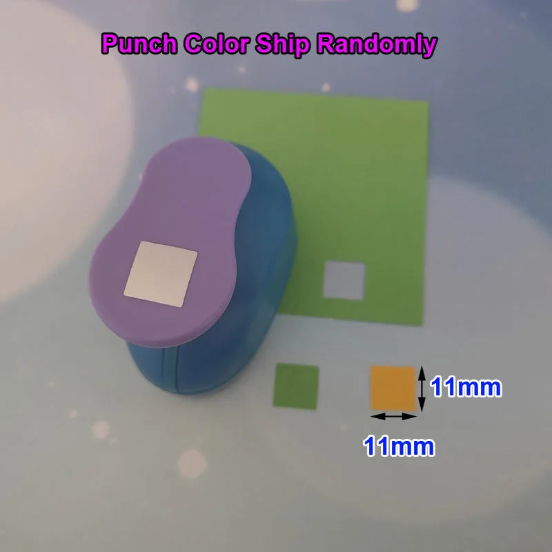 Furador de Papel Quadrado para Scrapbook Paper Craft EVA DIY 1 Unidade