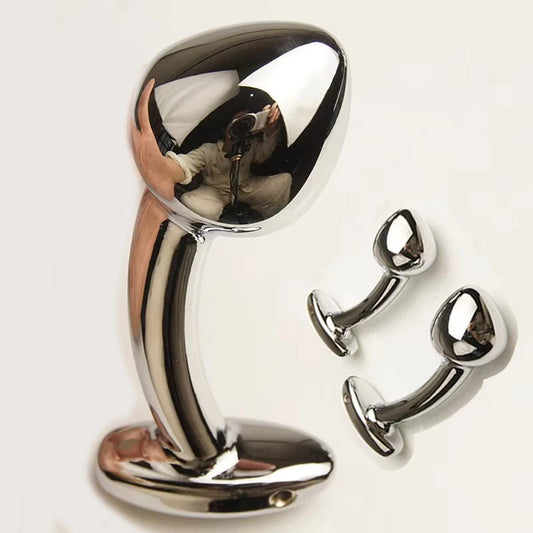 Plug Anal Metálico Curvado