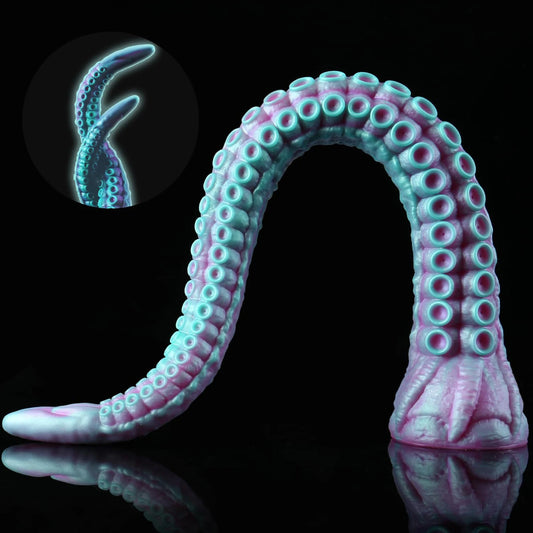 Plug Anal de Silicone em Formato de Tentáculos