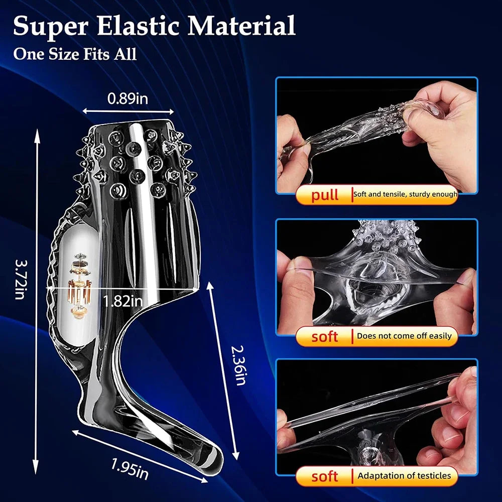 Anel Vibratório Masculino com estimulo intenso