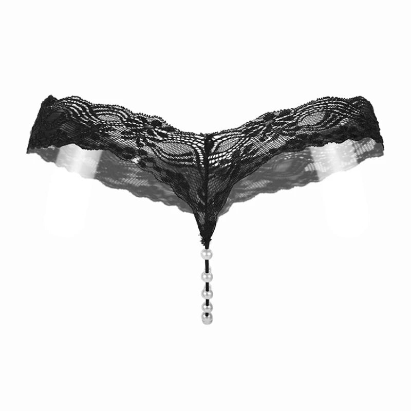 Calcinha Feminina em Renda com Pérolas