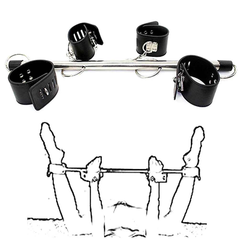 Kit BDSM de Algemas para Mãos e Pés