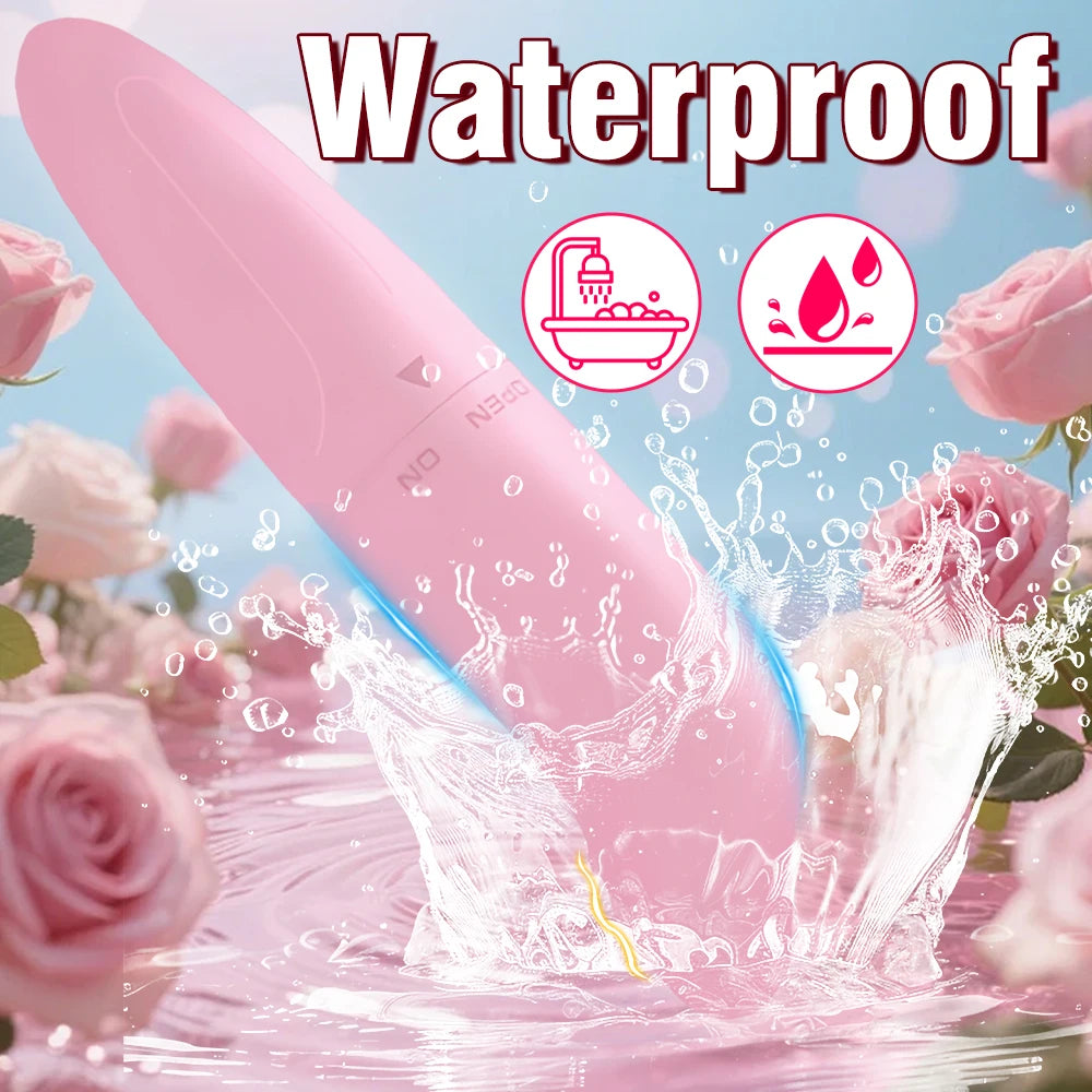 Mini Vibrador Bullet para Estímulo Íntimo Feminino