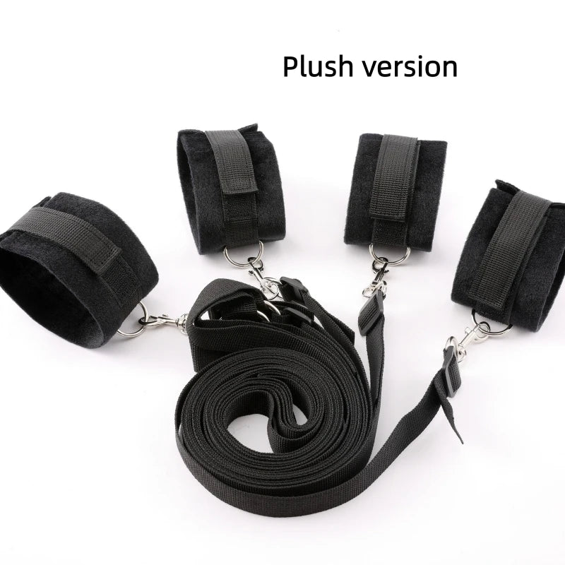 Kit de Restrição BDSM Ajustável no colchão