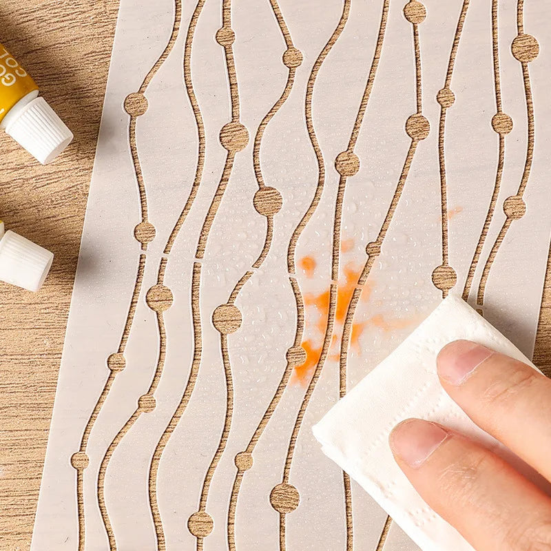 Kit com 4 Estênceis Mandala, Flores e Folhas para Scrapbook e DIY