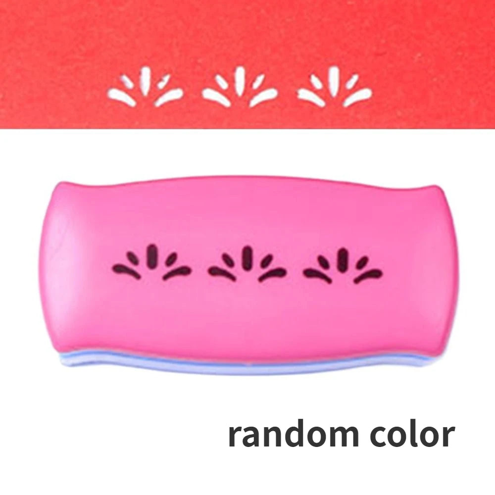 Furador de Borda Decorativa com Flores para Papel, Scrapbook e Artesanato