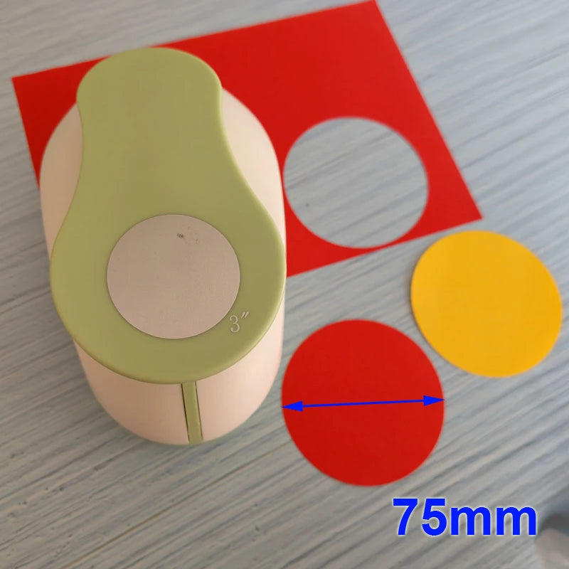 Furador de Papel Circular 8mm a 75mm para Scrapbook e Paper Craft
