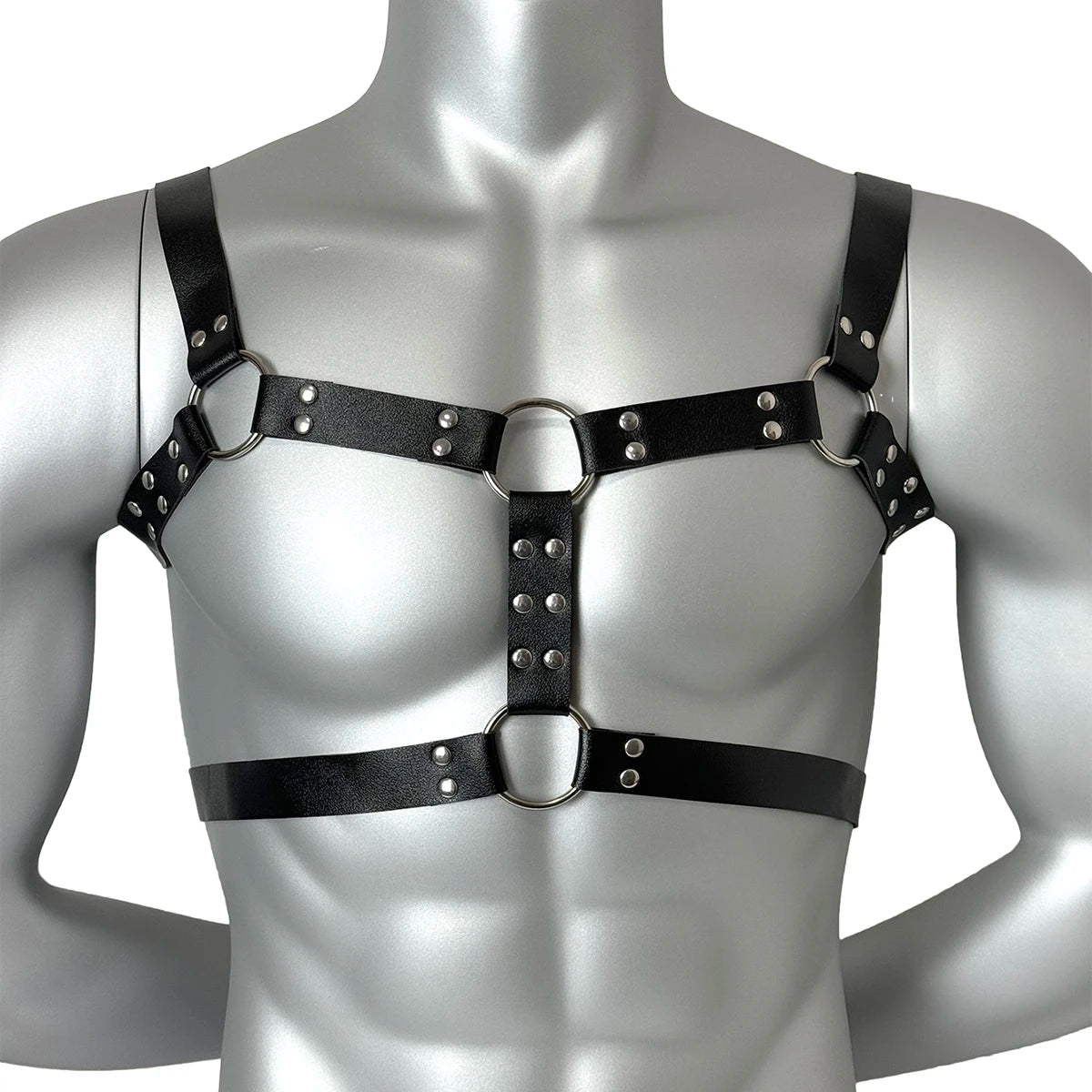 Harness Masculino em Couro Sintético