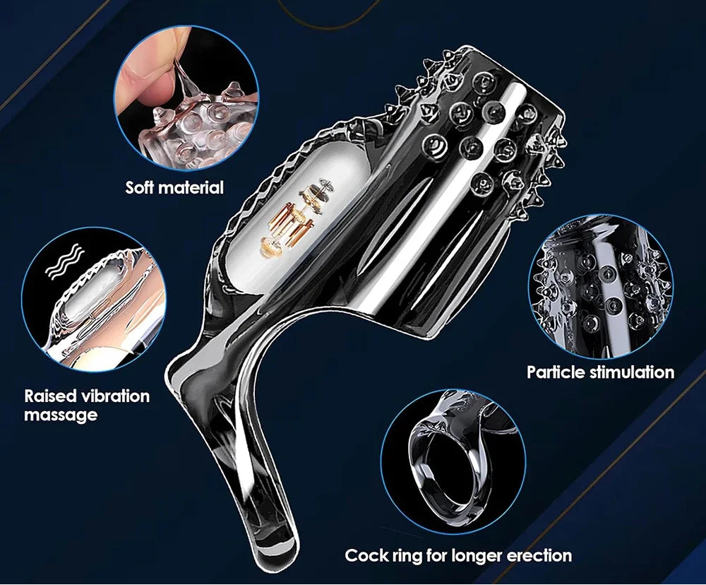 Anel Vibratório Masculino com estimulo intenso