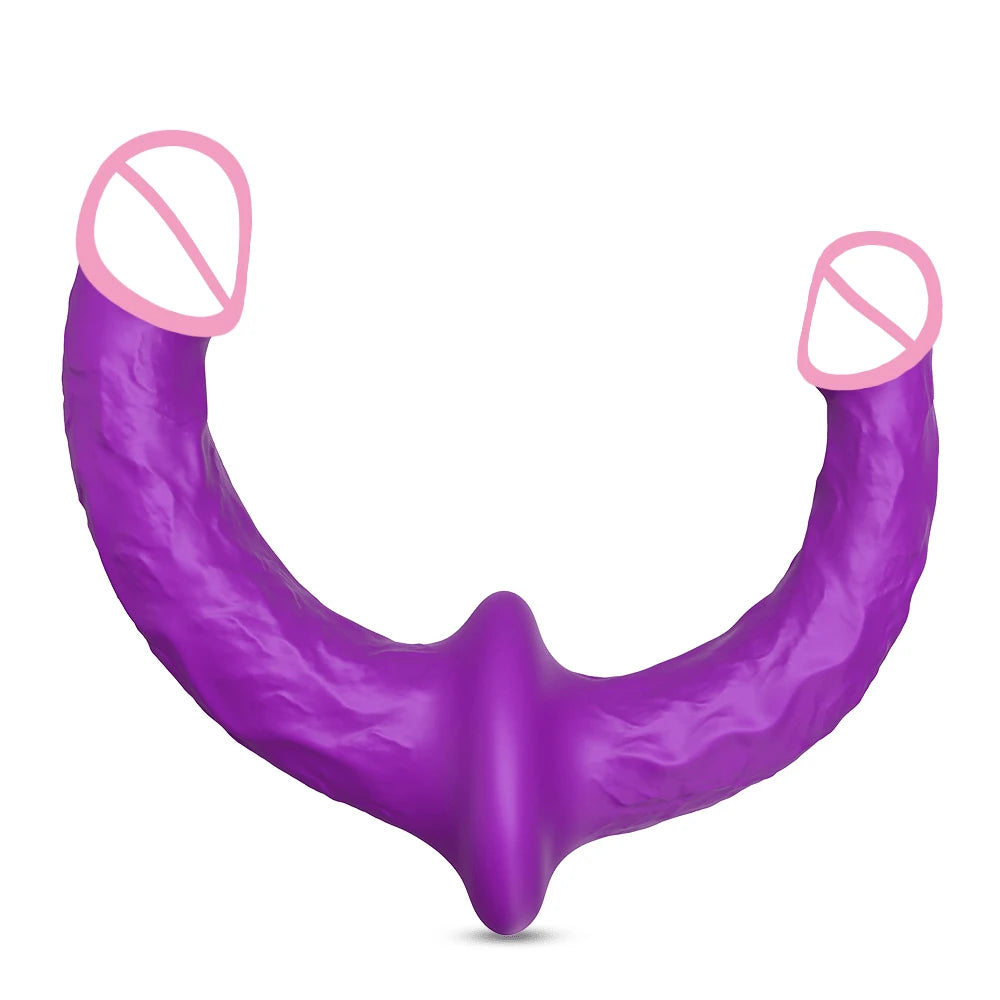Vibrador Duplo com Estimulador de Clitóris