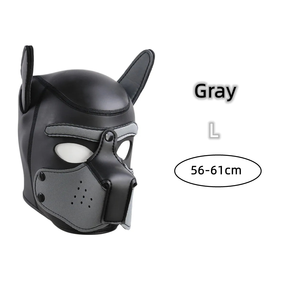 Máscara Fetiche Puppy em Neoprene