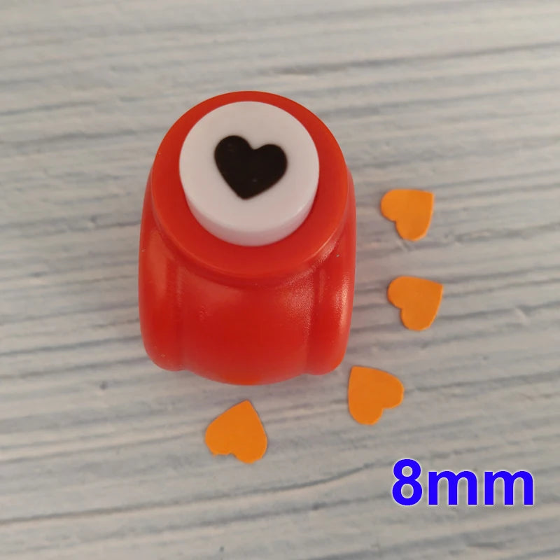 Furador de Papel Coração 8mm a 72mm para Scrapbook Paper Craft DIY 1 Unidade