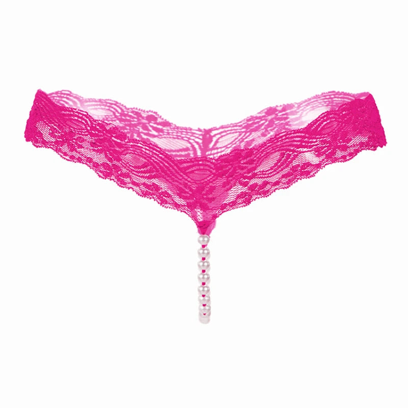 Calcinha Feminina em Renda com Pérolas