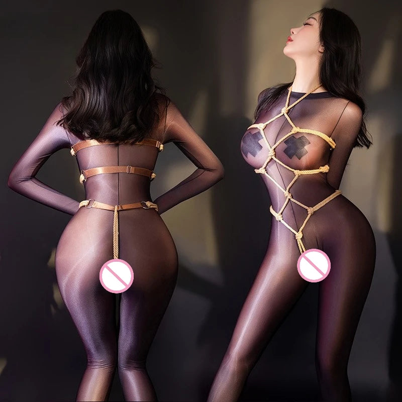 Body BDSM com Tiras Ajustáveis